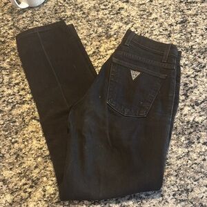 Guess Black Straight Leg Jeans